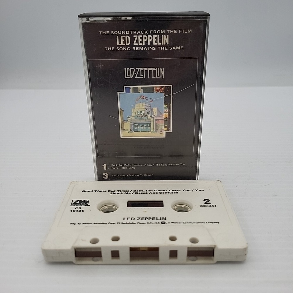 Led Zeppelin The Song Remains The Same Soundtrack Cassette Atlantic CS 19126